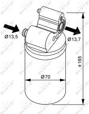 Dryer, air conditioning EASY FIT 33313