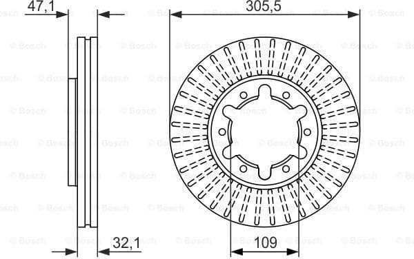Brake Disc 0986479359 - image 2