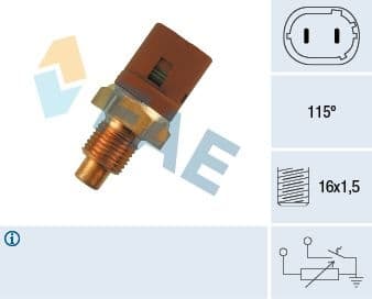 Sensor, coolant temperature 34290