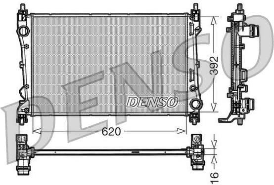 Radiator, engine cooling DRM09113