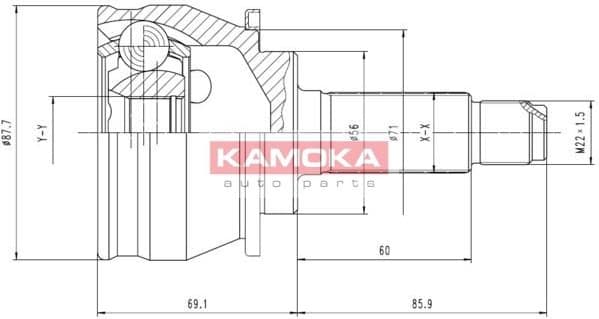 Joint Kit, drive shaft 6384