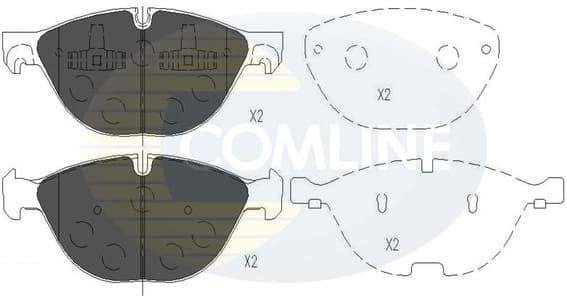 Brake pads front CBP06021