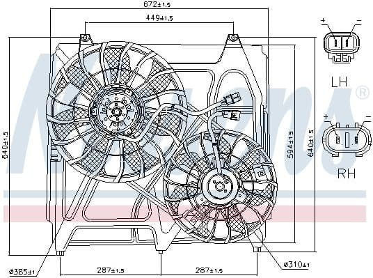 Fan, engine cooling 85271