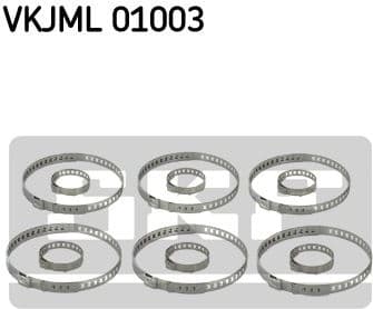 Assortment, clamping clips VKJML 01003
