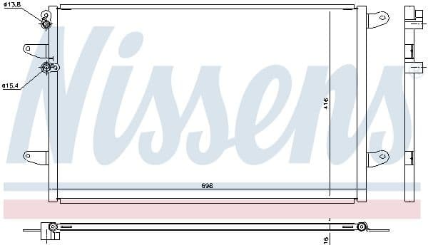Condenser, air conditioning ** FIRST FIT ** 940491