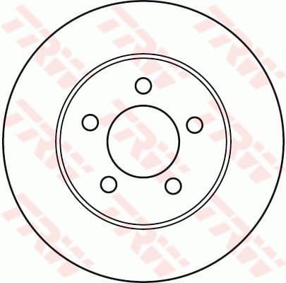 Brake Disc TRW SINGLE DF4885S