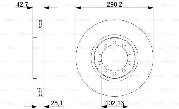 Brake Disc 0986479342