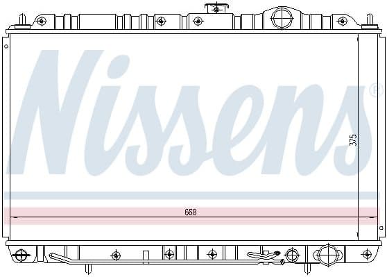 Radiator, engine cooling ** FIRST FIT ** 63578A
