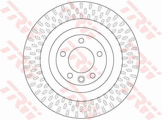 Brake Disc TRW SINGLE DF6505S