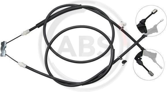 Cable Pull, parking brake K19905