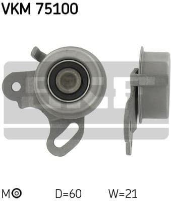 Tensioner Pulley, timing belt VKM 75100