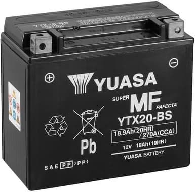 Starter Battery Maintenance Free YTX20-BS