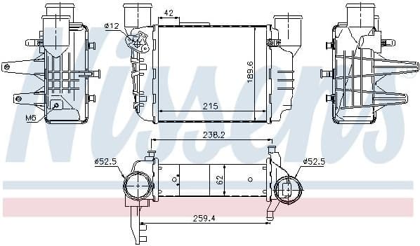 Charge Air Cooler ** FIRST FIT ** 96709