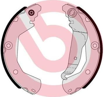 Brake Shoe Set, parking brake ESSENTIAL LINE S10518