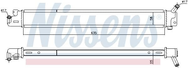 Radiator, engine cooling 666209