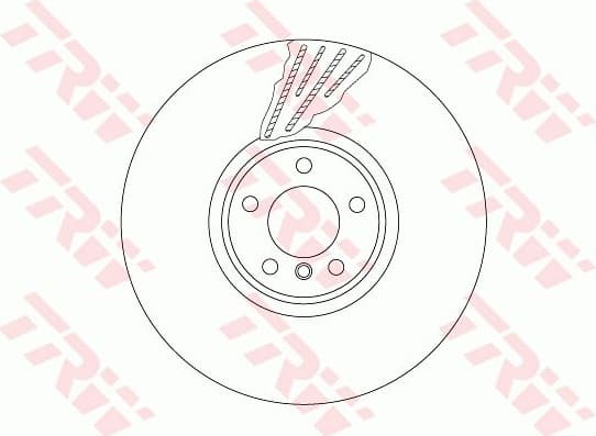 Brake Disc TRW SINGLE DF6618S