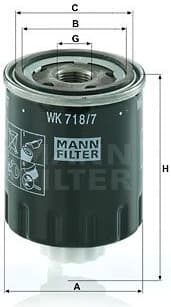 Fuel Filter WK718/7