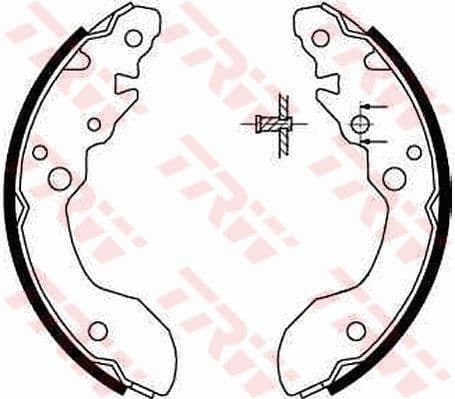 Brake Shoe Set GS8671