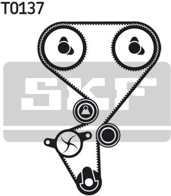 Water Pump & Timing Belt Kit VKMC 03130 - image 2