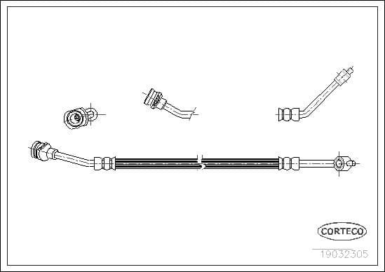 Brake Hose 19032305 - image 2