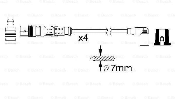 Ignition Cable Kit 0986356341 - image 5