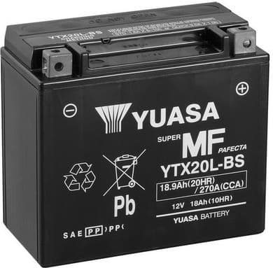 Starter Battery Maintenance Free YTX20L-BS