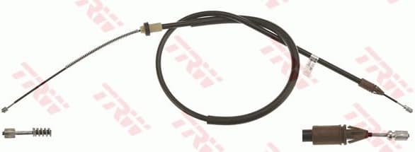 Cable Pull, parking brake GCH580