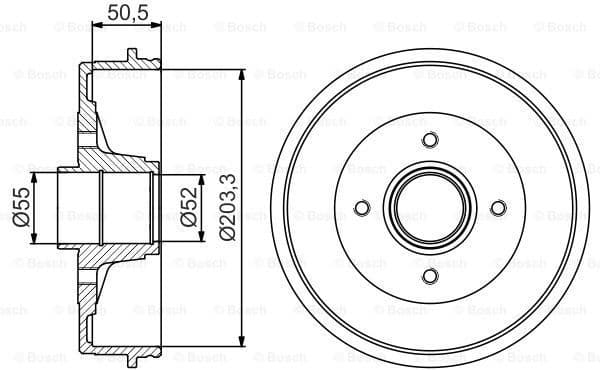 Brake Drum 0986477172
