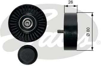 Deflection/Guide Pulley, V-ribbed belt DriveAlign™ T36452