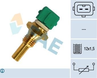 Sensor, coolant temperature 33400