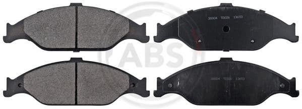 Brake Pad Set, disc brake 38804