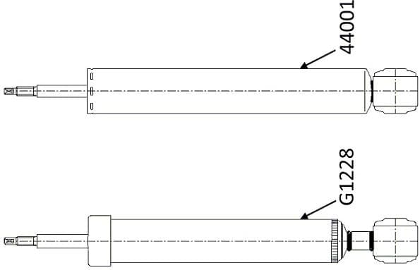 Shock Absorber MONROE ORIGINAL (Gas Technology) 44001 - image 4