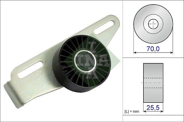 Tensioner Pulley, V-ribbed belt 531086810