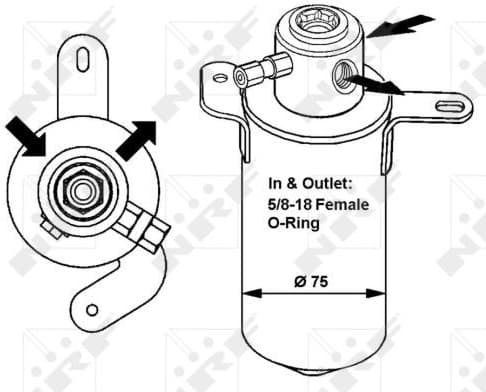 Dryer, air conditioning EASY FIT 33039