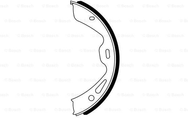 Brake Shoe Set, parking brake 0986487920 - image 5
