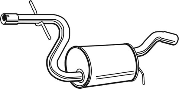 Centre Muffler 23129