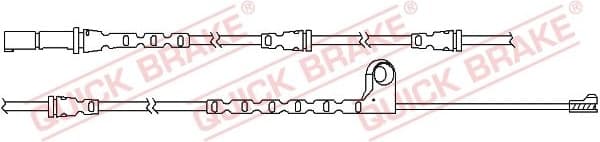 Brake pad wear indicator WS0290A - image 2