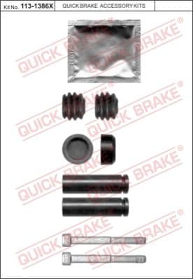 Brake caliper guide repkit 113-1386X