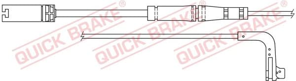 Brake pad wear indicator WS0249A
