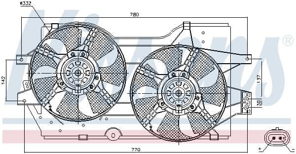 Fan, engine cooling 85288