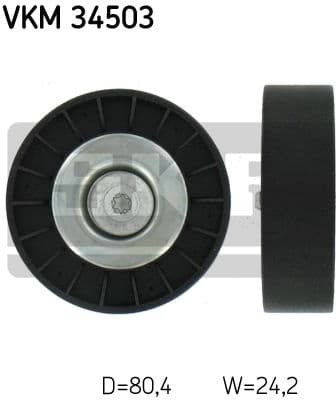 Deflection/Guide Pulley, V-ribbed belt VKM 34503