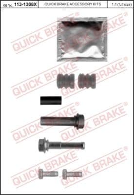 Brake caliper guide repkit 1131308X