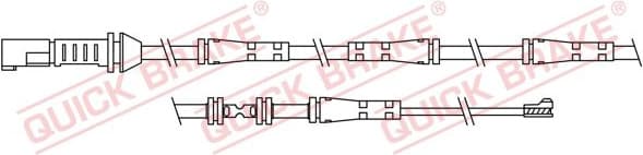 Brake pad wear indicator WS0305A