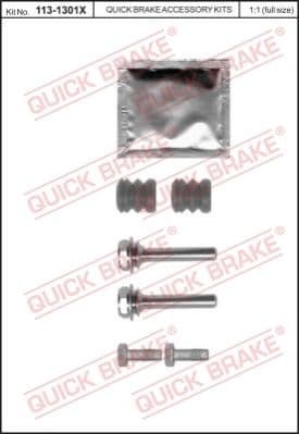 Brake caliper guide repkit 113-1301X
