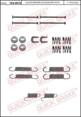 Brake shoes accessory kit 1050870 - image 2
