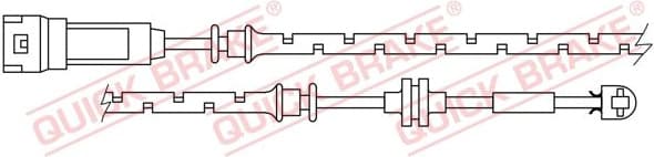 Brake pad wear indicator WS0220A