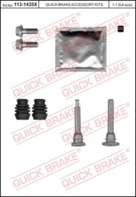 Brake caliper guide repkit 1131435X