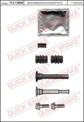 Brake caliper guide repkit 1131369X