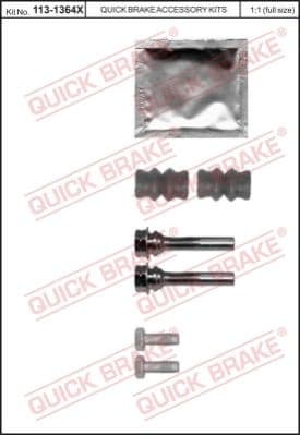 Brake caliper guide repkit 1131364X
