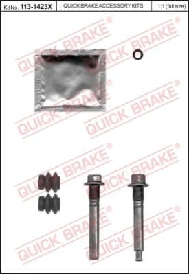 Brake caliper guide repkit 113-1423X